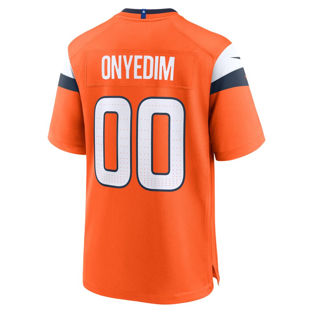 Denver Broncos Tyler Onyedim Nike Orange Game Jersey product image 3