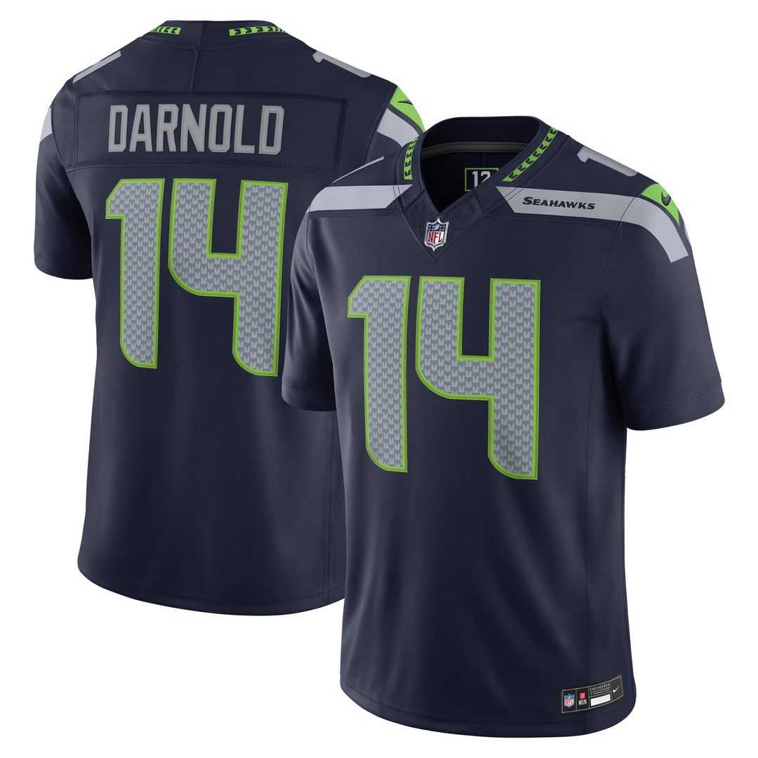 Seattle Seahawks Sam Darnold Nike College Navy Team Vapor product image 1