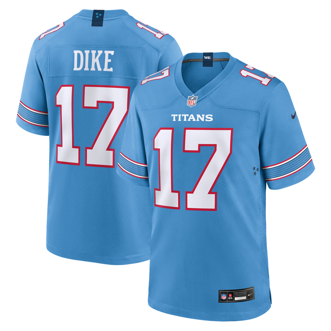 Tennessee Titans Chimere Dike Nike Light Blue Game Jersey product image 7