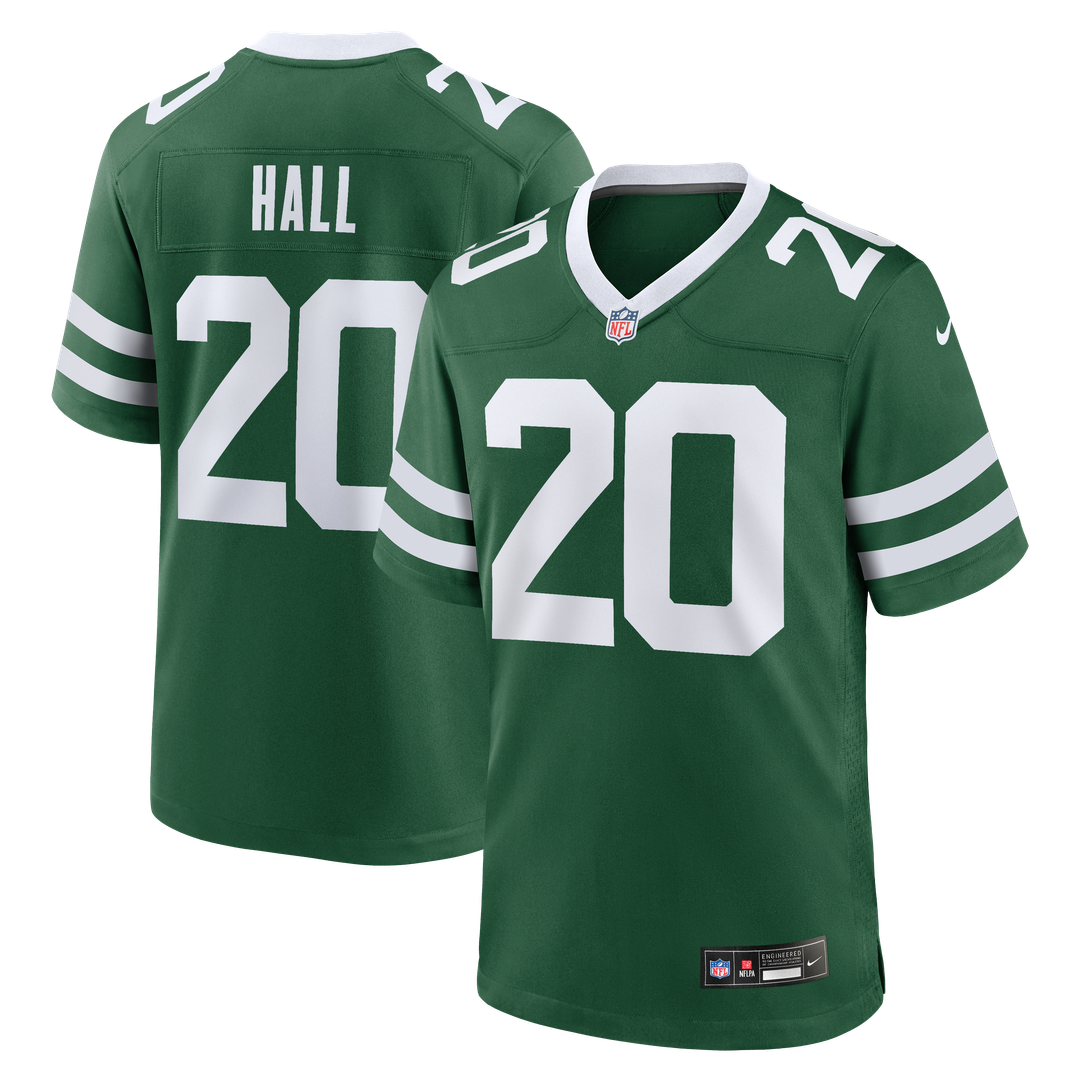 New York Jets Breece Hall Nike Legacy Black Alternate Game product image 13