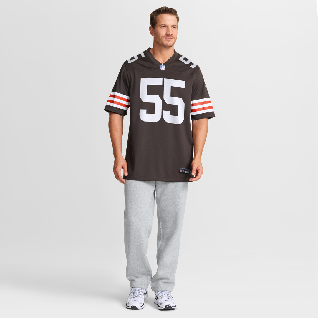 Cleveland Browns Ethan Pocic Nike Brown Game Jersey product image 7