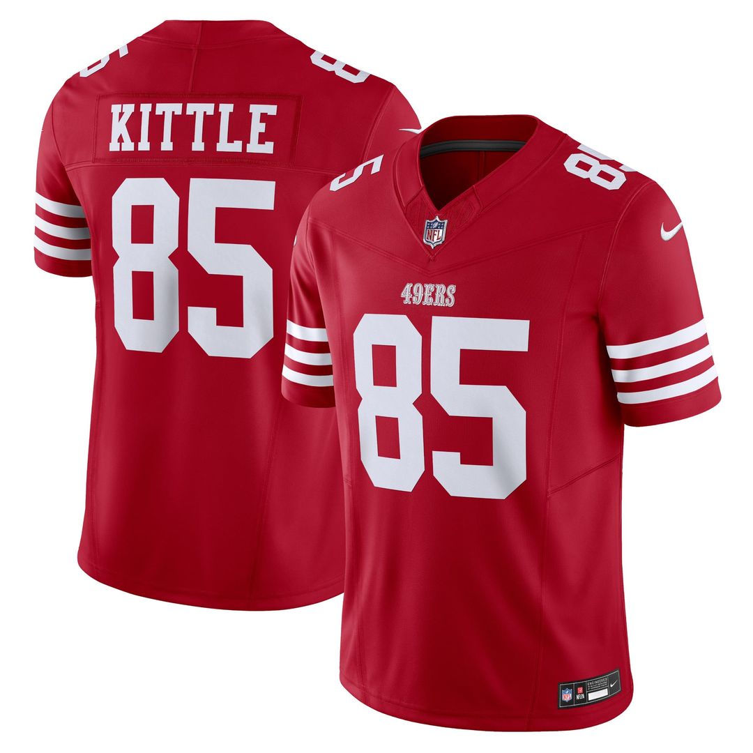 San Francisco 49ers George Kittle Nike Scarlet Vapor FUSE product image 1