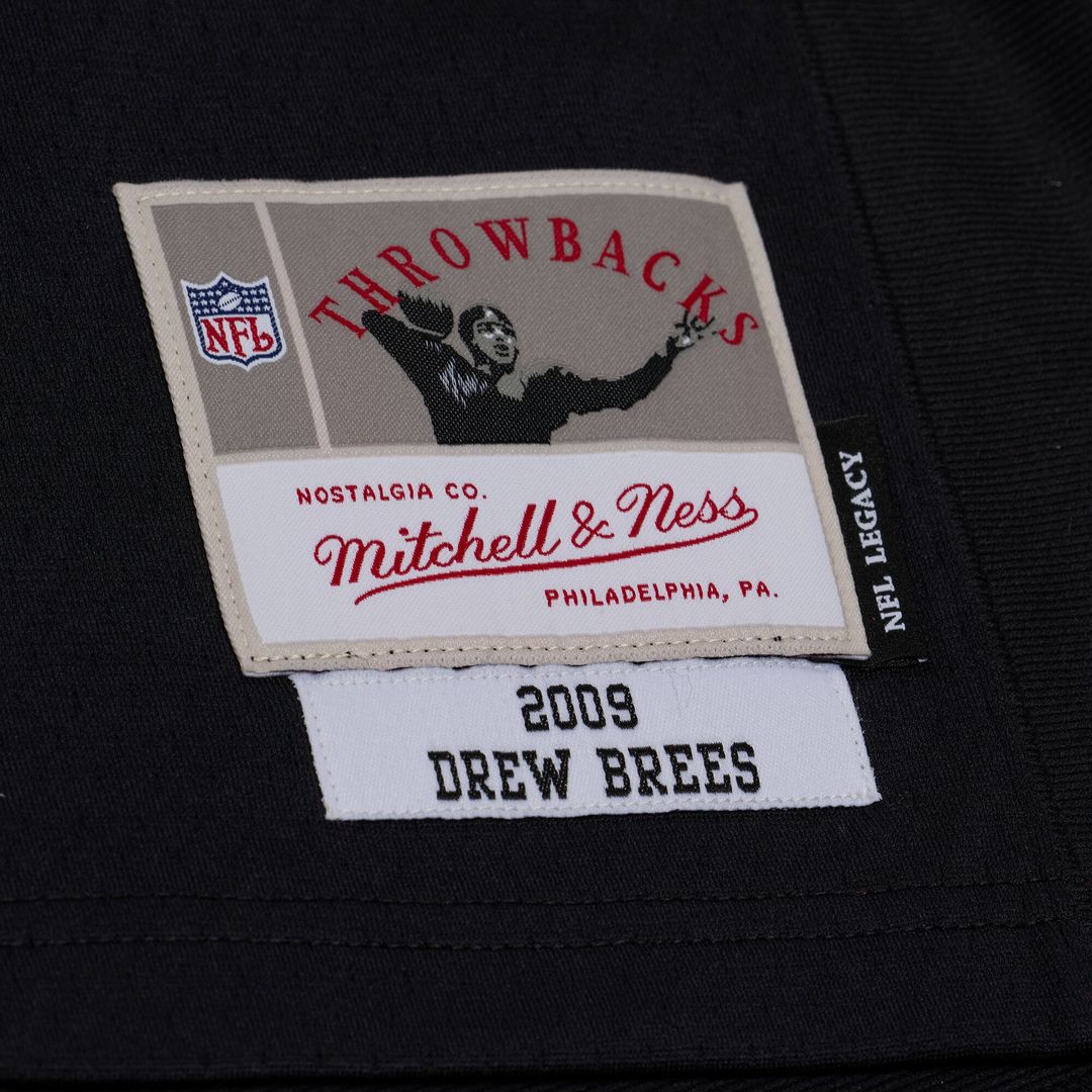 New Orleans Saints Drew Brees Mitchell & Ness Black 2009 product image 4