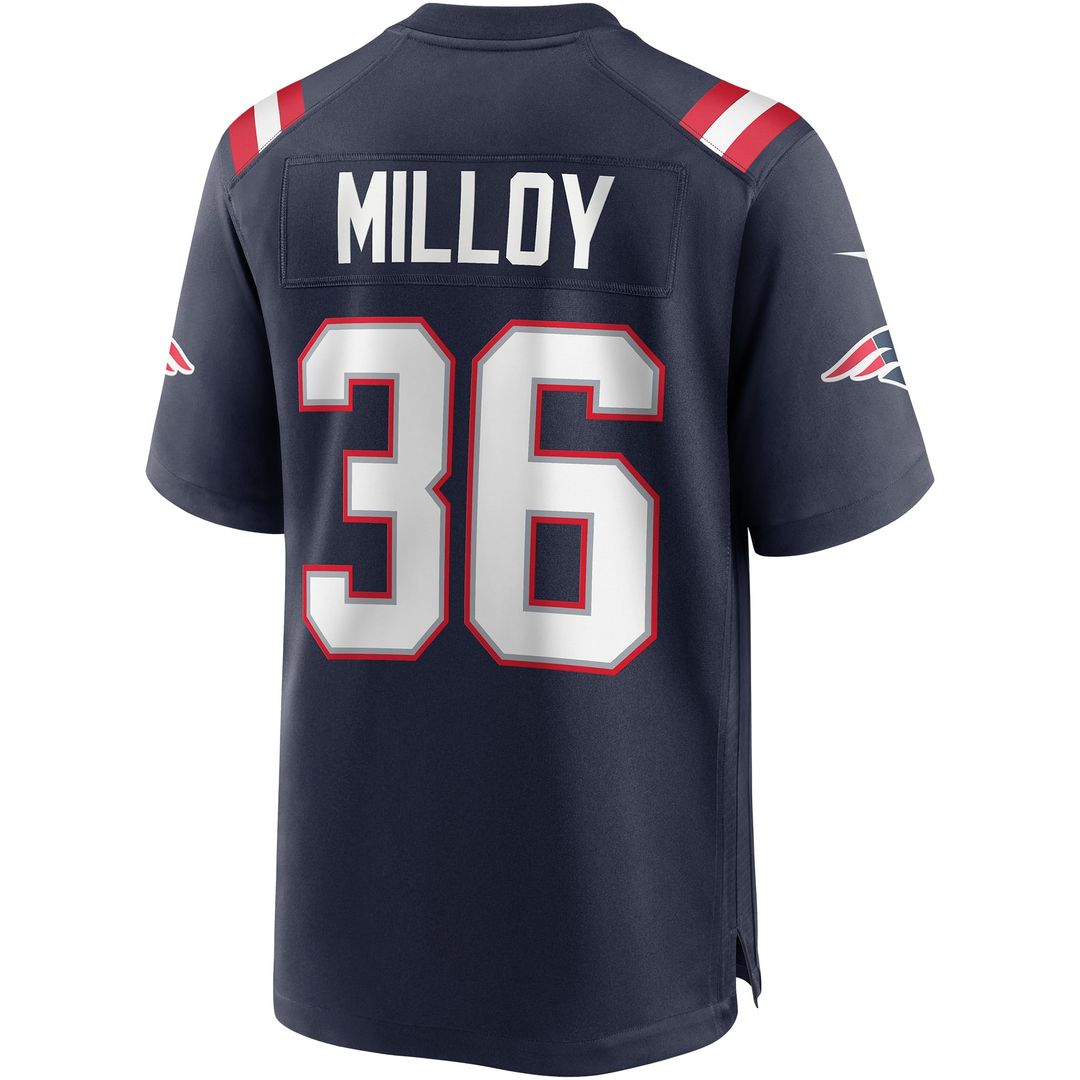 New England Patriots Lawyer Milloy Nike Navy Retired Player product image 3
