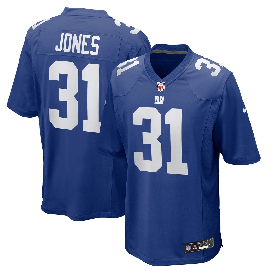 New York Giants Nic Jones Nike Royal Game Jersey product image 1