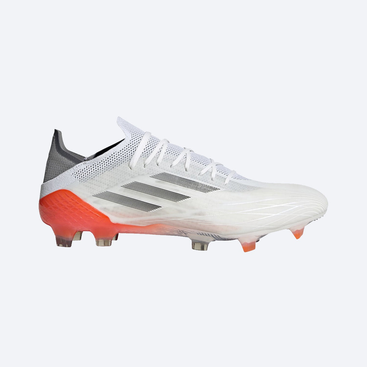X Speedflow.1 Fg Firm Ground Soccer Shoes White/Red product image 1, provided for visual reference and product detail review