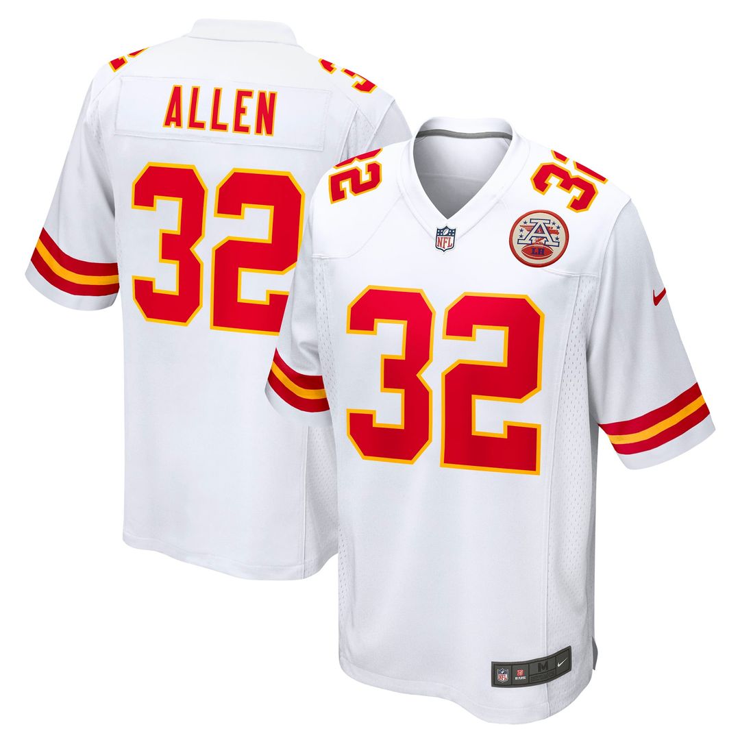 Kansas City Chiefs Marcus Allen Nike White Retired Game product image 4