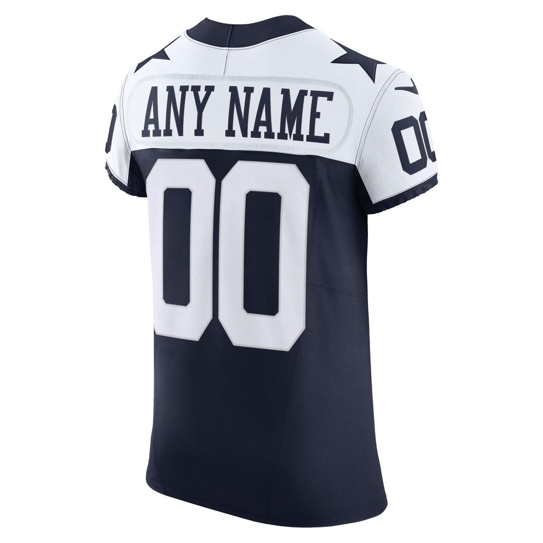 Dallas Cowboys Nike Navy Vapor FUSE Elite Custom Jersey product image 3