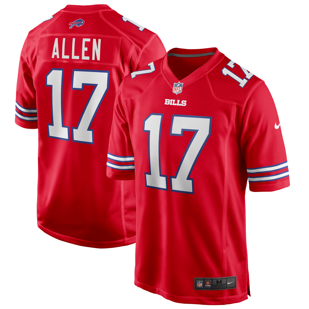Buffalo Bills Josh Allen Nike Gray Nickel City Game Jersey product image 18