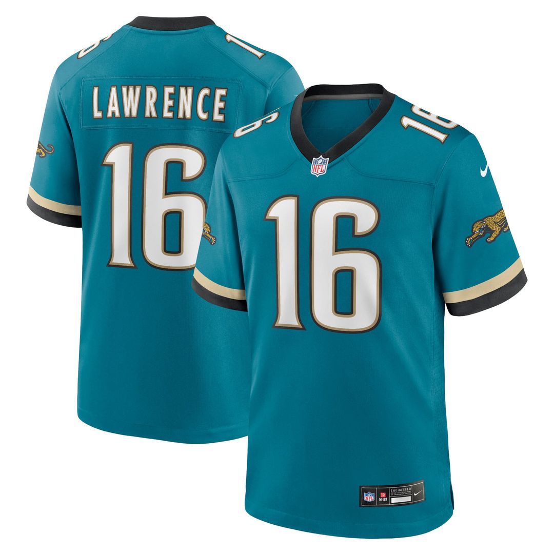 Jacksonville Jaguars Trevor Lawrence Nike Teal Prowler product image 1