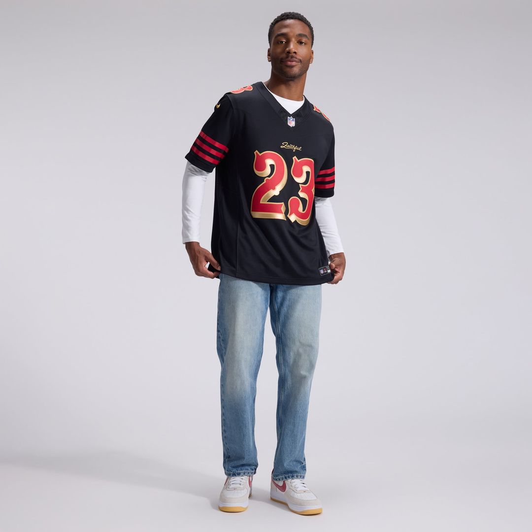 San Francisco 49ers Christian McCaffrey Nike Black product image 4