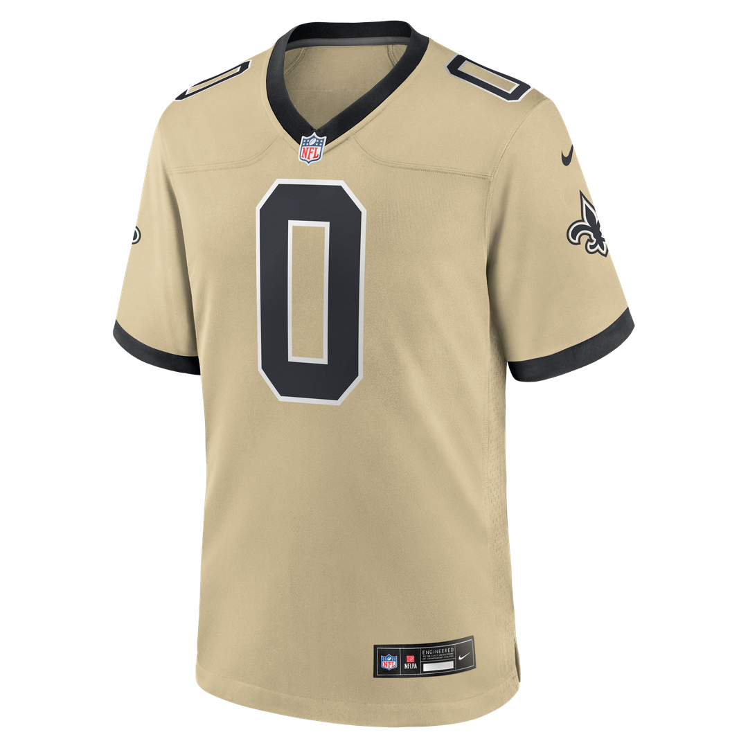 New Orleans Saints Jordyn Tyson Nike Black Game Jersey product image 14