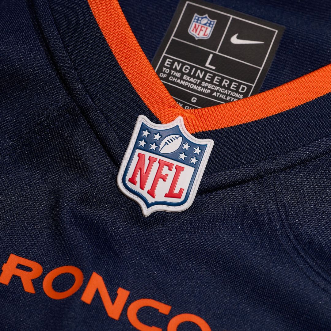 Denver Broncos Bo Nix Nike Navy Alternate Game Jersey product image 10