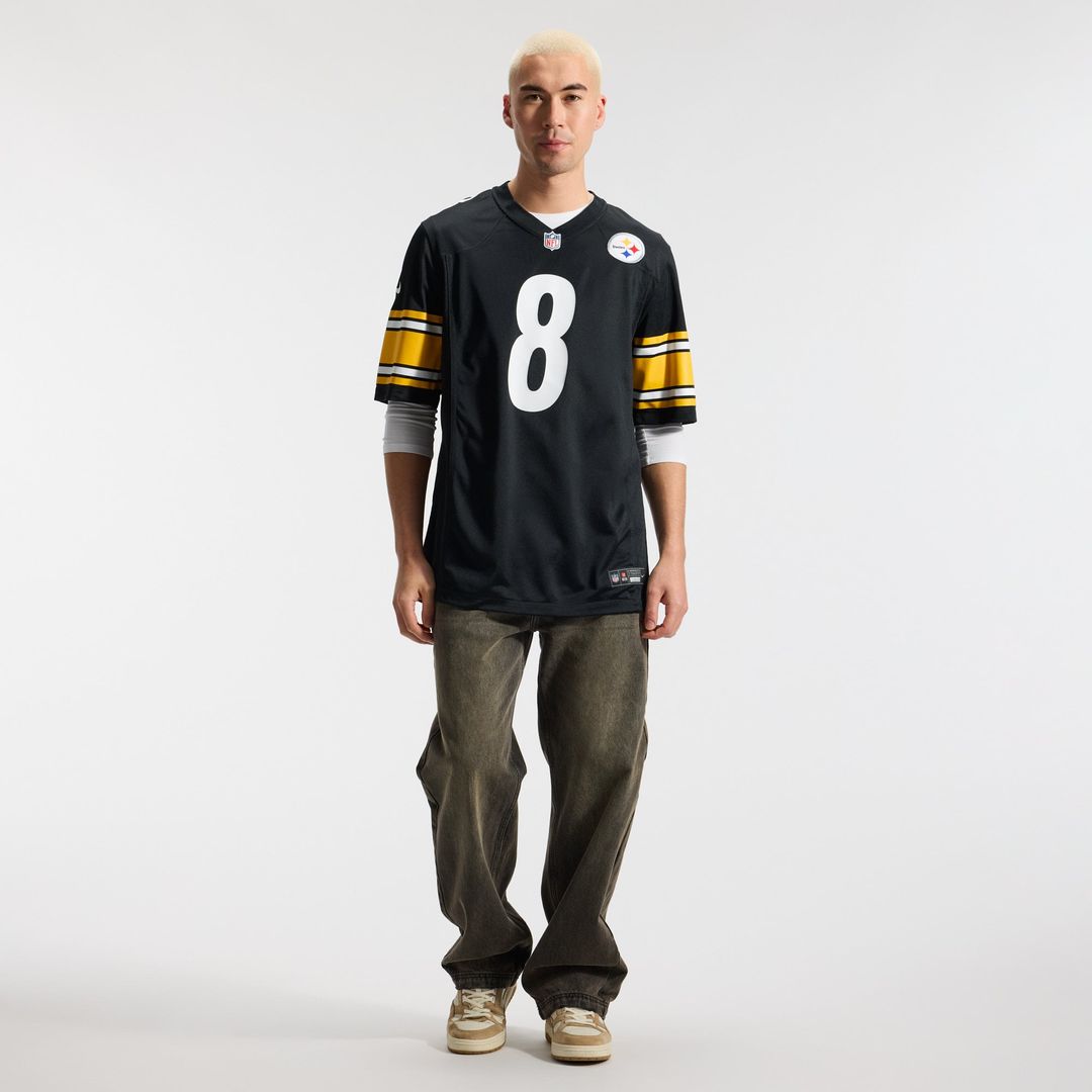 Pittsburgh Steelers Aaron Rodgers Nike Black Game Jersey product image 17
