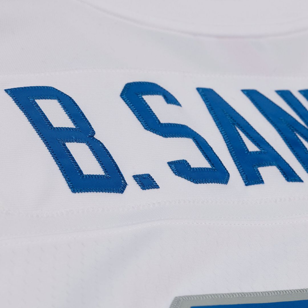 Detroit Lions Barry Sanders Mitchell & Ness White 1989 product image 5