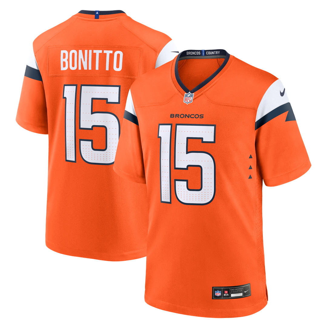Denver Broncos Nik Bonitto Nike Orange Game Jersey product image 9