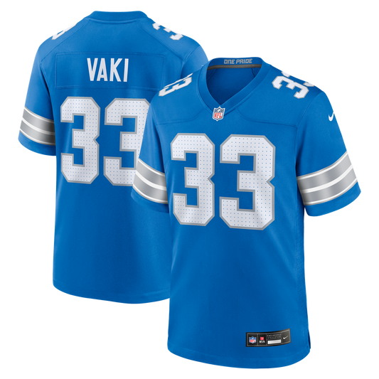 Detroit Lions Sione Vaki Nike Blue Game Jersey product image 1