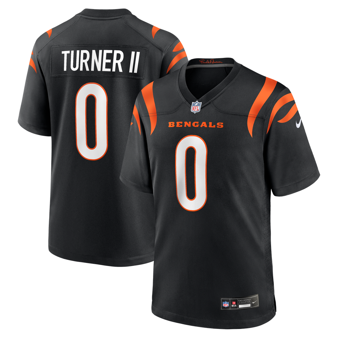 Cincinnati Bengals DJ Turner II Nike Black Game Jersey product image 1