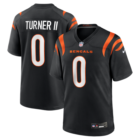 Cincinnati Bengals DJ Turner II Nike Black Game Jersey product image 1