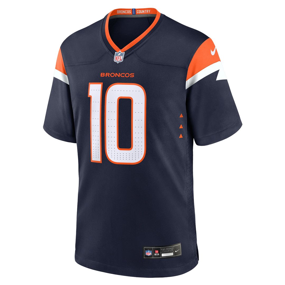 Denver Broncos Bo Nix Nike Navy Alternate Game Jersey product image 8