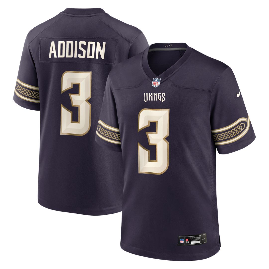 Minnesota Vikings Jordan Addison Nike Purple 2026 Rivalries product image 1