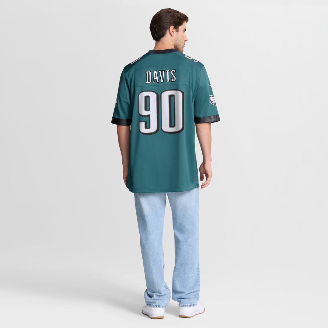 Philadelphia Eagles Jordan Davis Nike Midnight Green Game product image 8