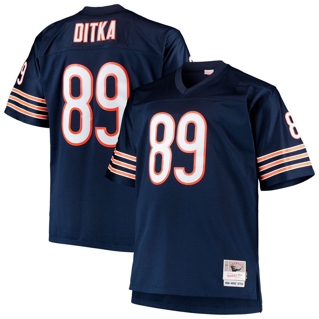 Chicago Bears Mike Ditka Mitchell & Ness Navy Big & Tall product image 1