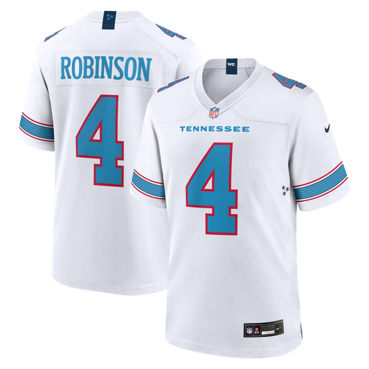 Tennessee Titans Wan'Dale Robinson Nike White Game Jersey product image 1