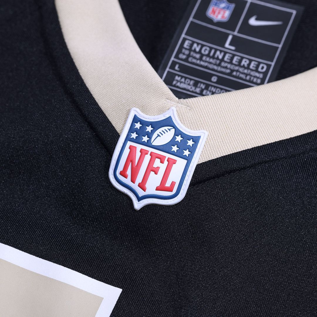 New Orleans Saints Shaquan Davis Nike Black Game Jersey product image 4