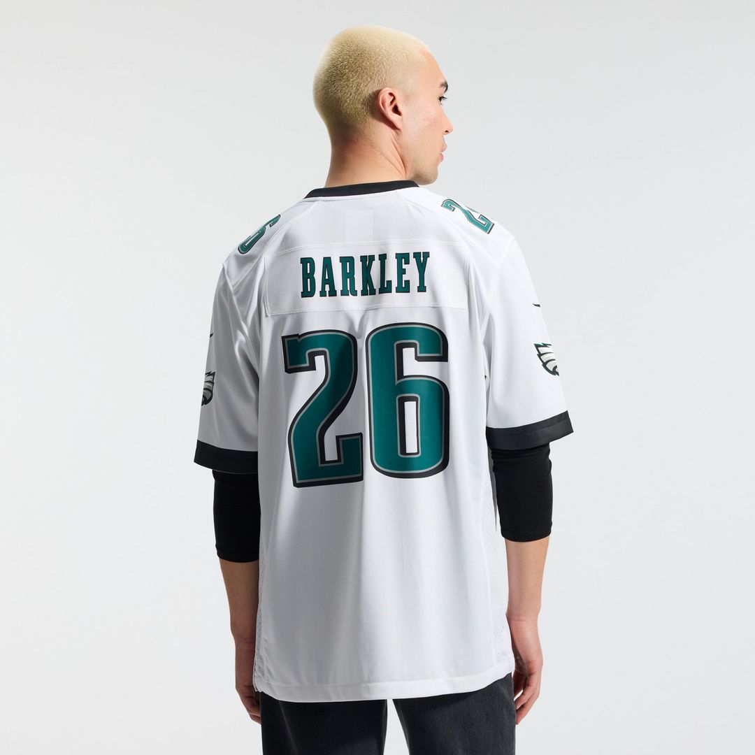 Philadelphia Eagles Saquon Barkley Nike White Game Jersey product image 16