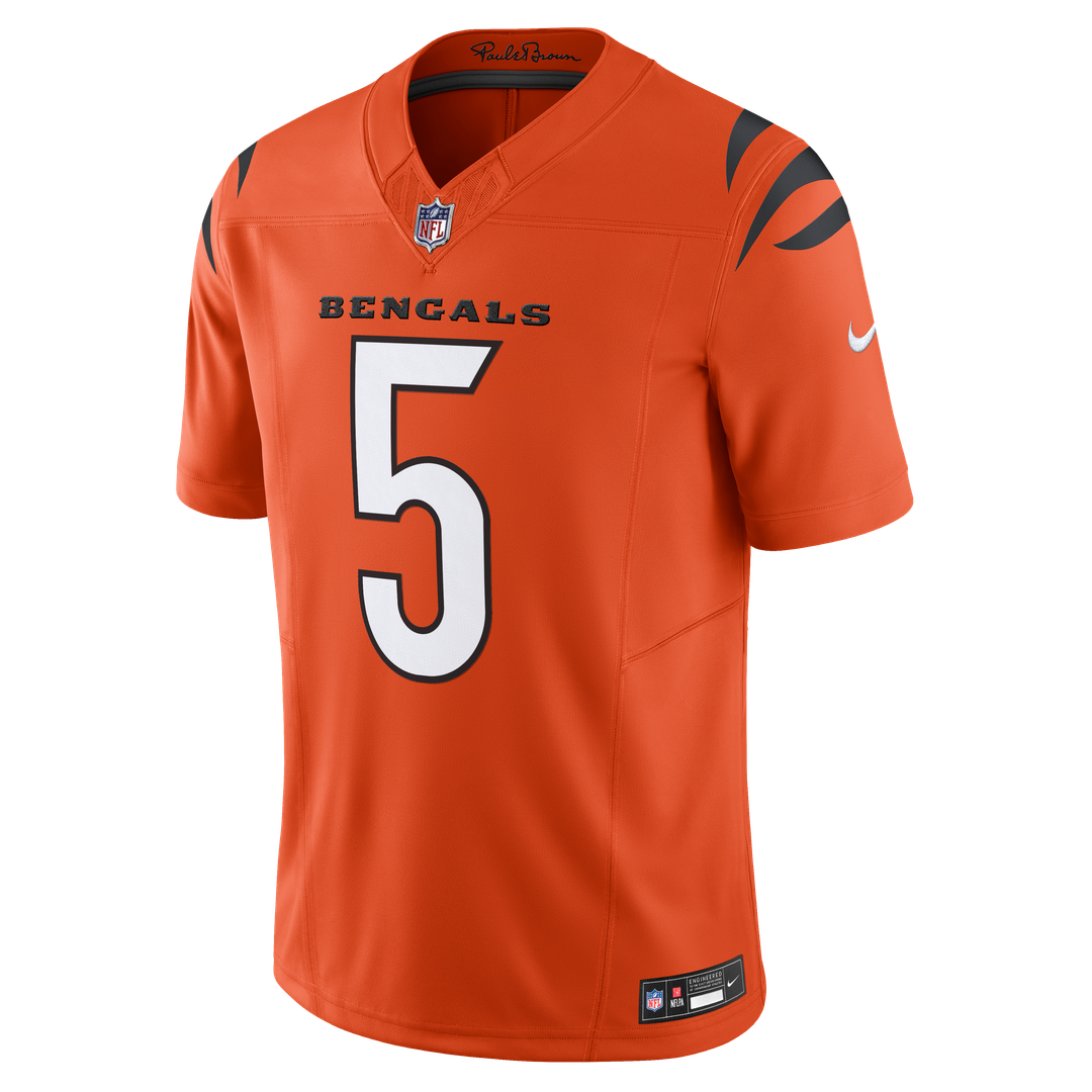 Cincinnati Bengals Tee Higgins Nike Orange Vapor FUSE product image 2