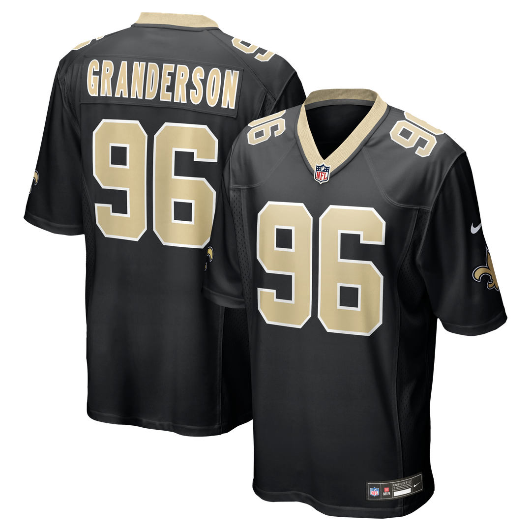 New Orleans Saints Carl Granderson Nike Black Game Jersey product image 1