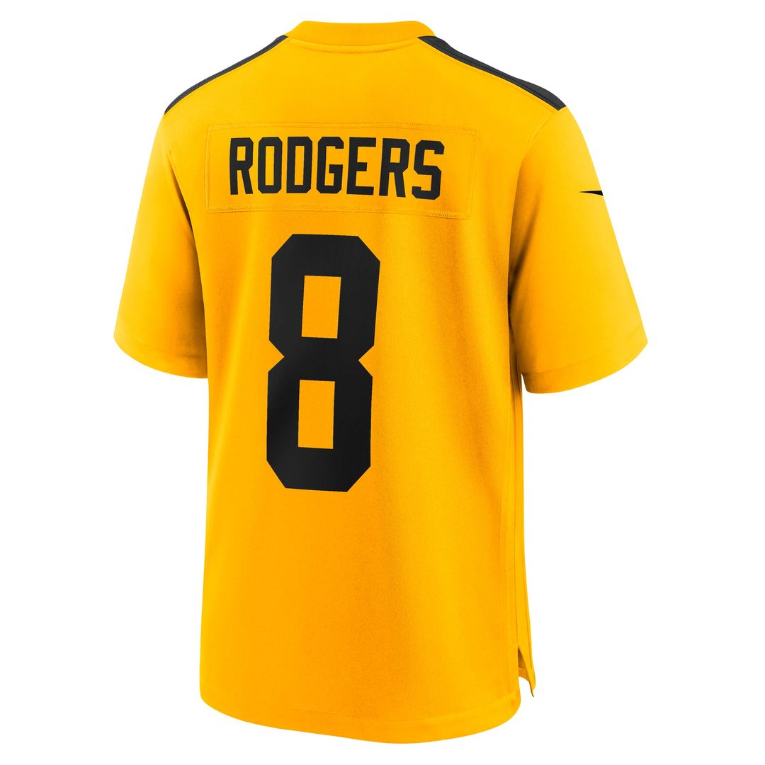 Pittsburgh Steelers Aaron Rodgers Nike Black Game Jersey product image 29