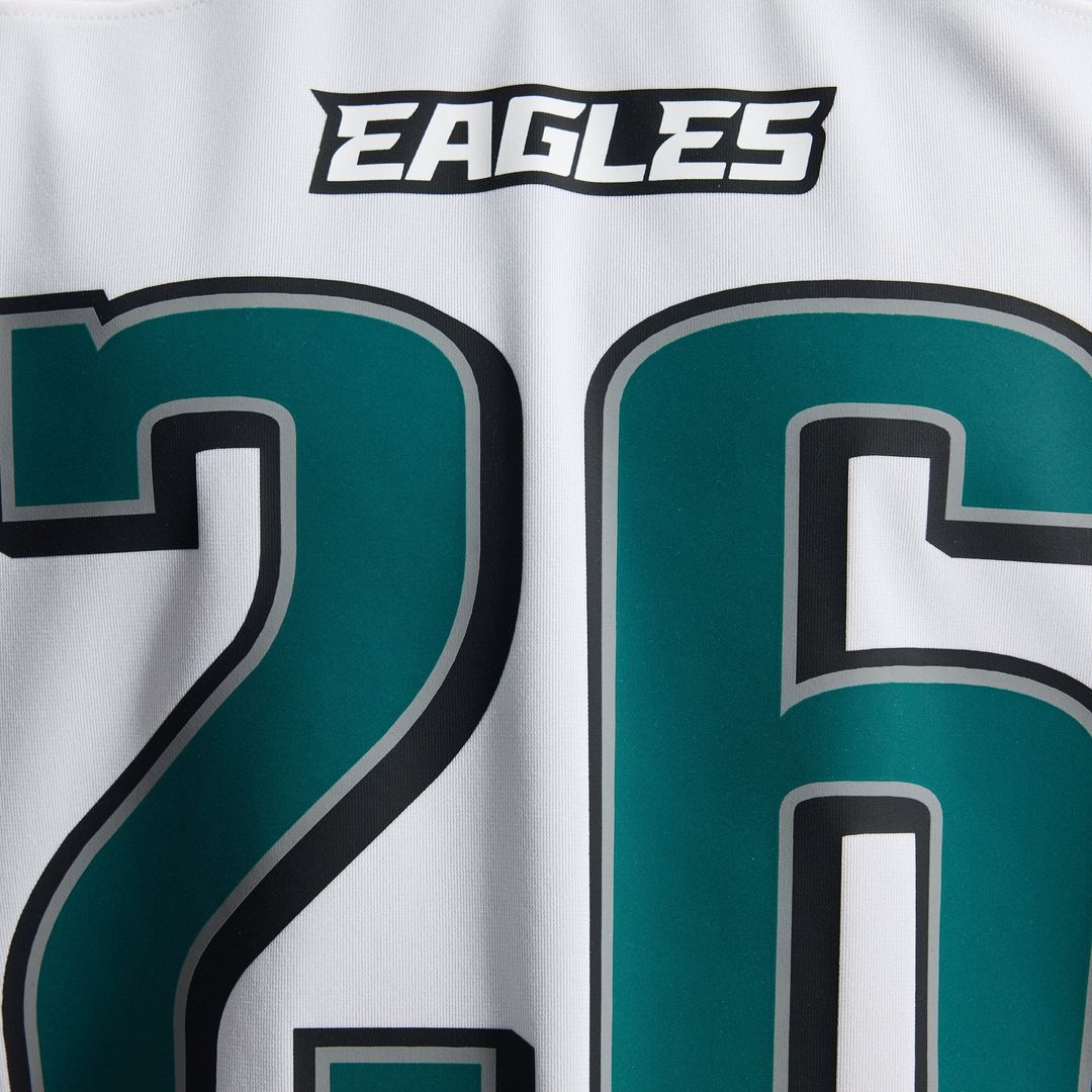 Philadelphia Eagles Saquon Barkley Nike White Game Jersey product image 11