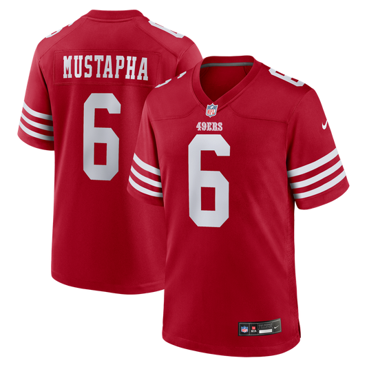 San Francisco 49ers Malik Mustapha Nike Scarlet Game Jersey product image 1