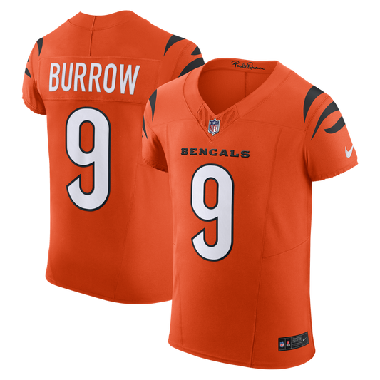 Cincinnati Bengals Joe Burrow Nike Orange Team Vapor FUSE product image 1