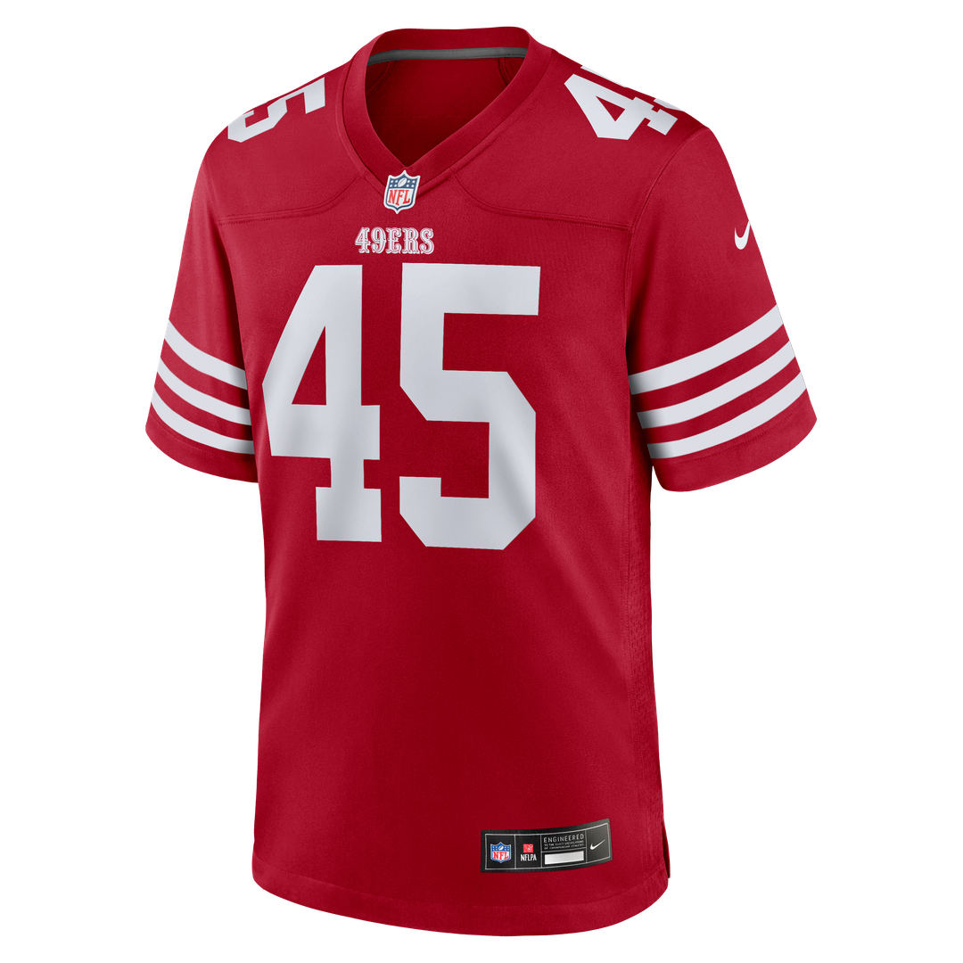 San Francisco 49ers Nick Martin Nike Scarlet Game Jersey product image 2