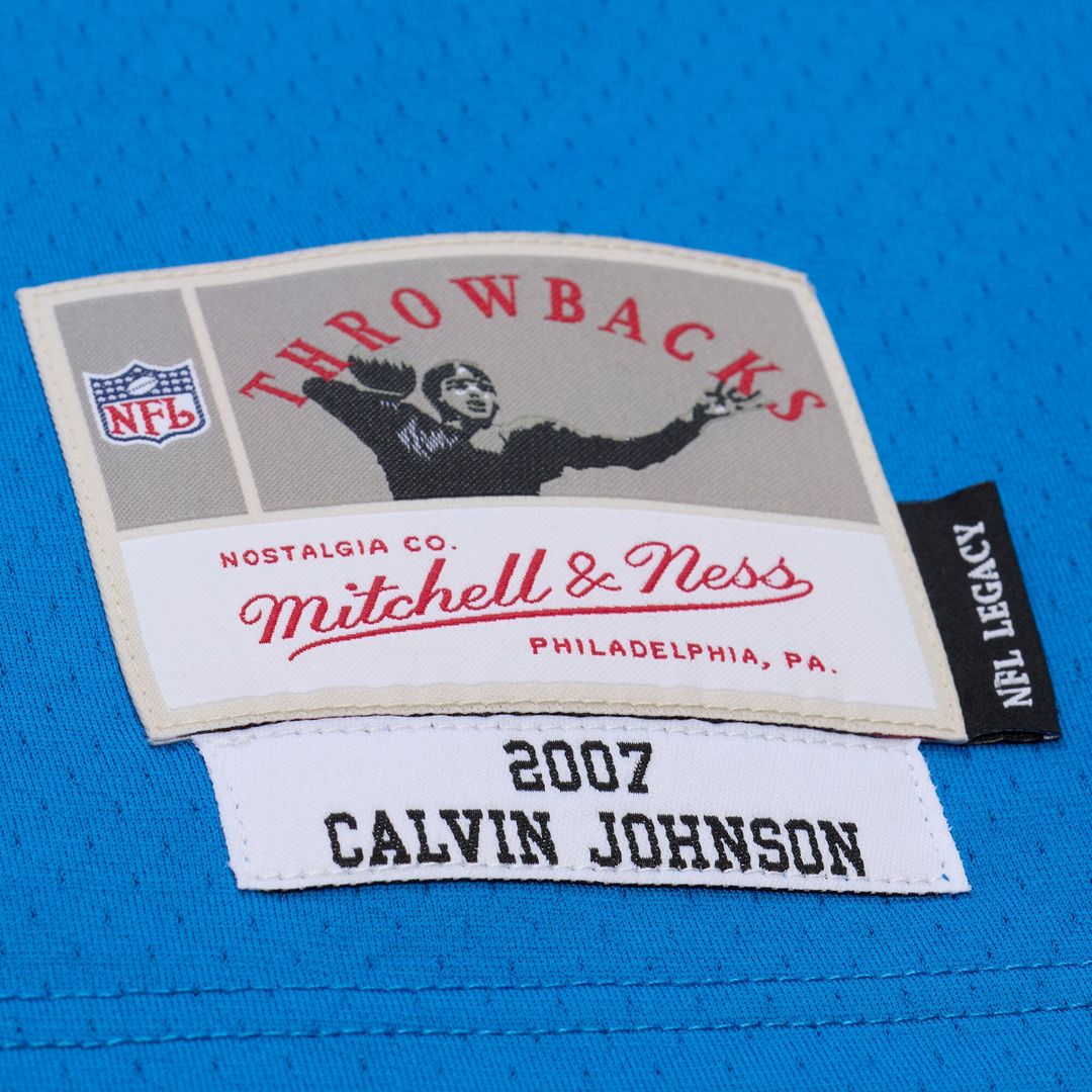Detroit Lions Calvin Johnson Mitchell & Ness Blue 2007 product image 6