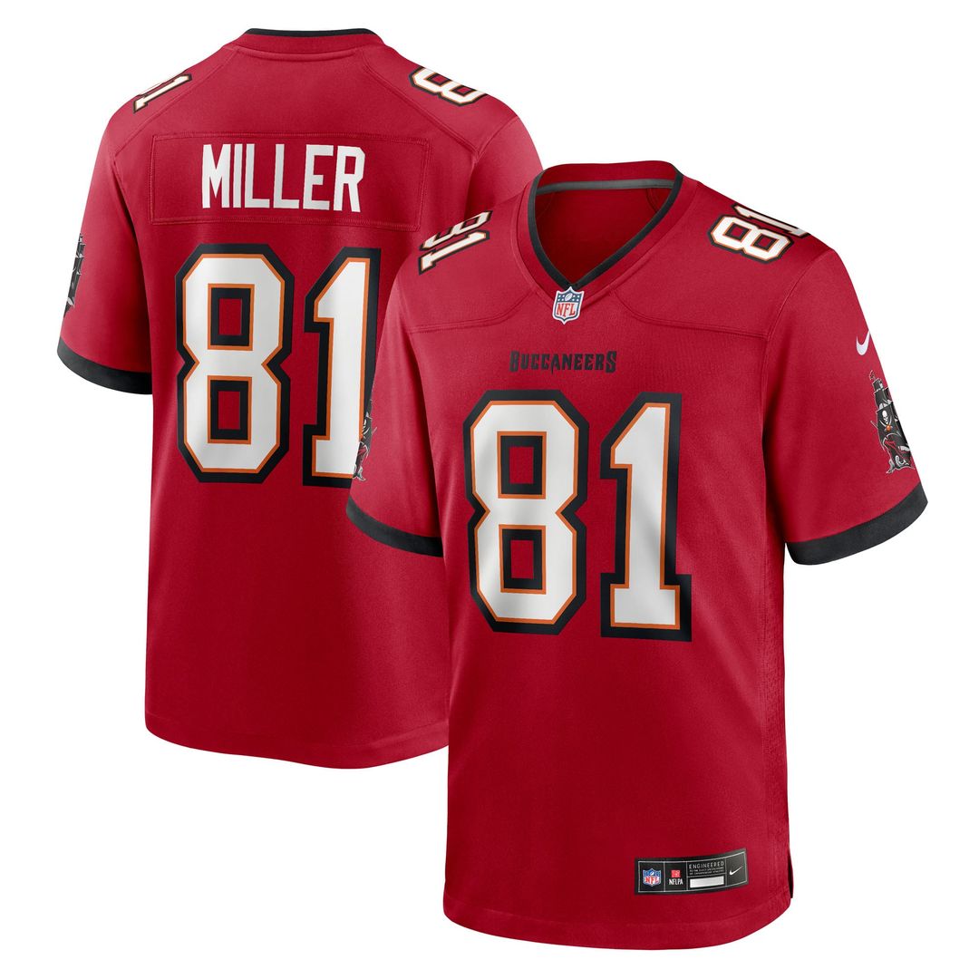 Tampa Bay Buccaneers Ryan Miller Nike Red Game Jersey product image 1