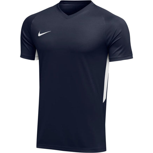 Nike Youth Tiempo Premier Soccer Jersey - Navy product image 1, provided for visual reference and product detail review