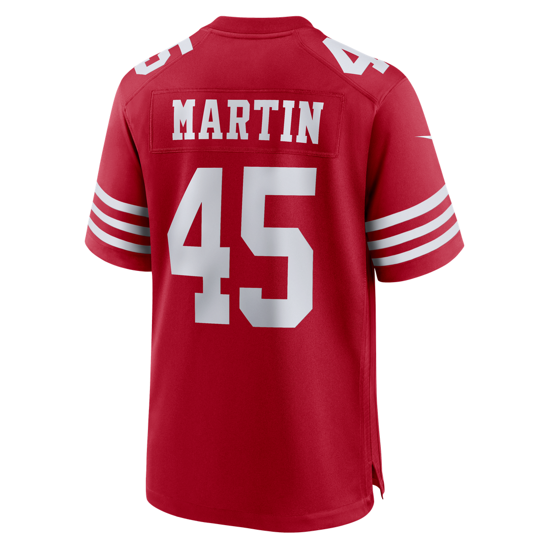 San Francisco 49ers Nick Martin Nike Scarlet Game Jersey product image 3