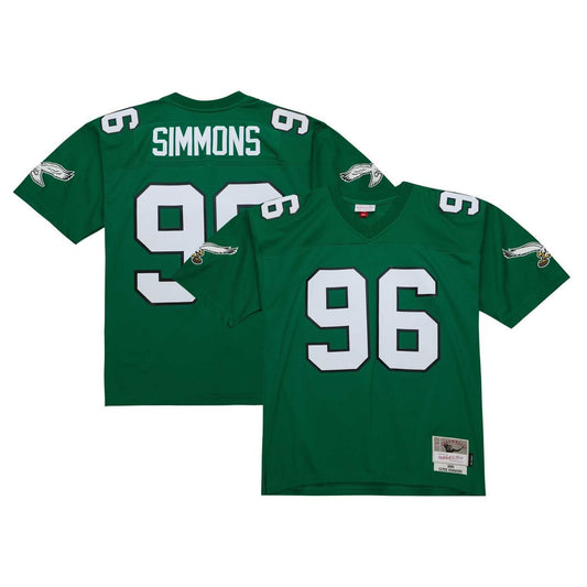 Philadelphia Eagles Clyde Simmons Mitchell & Ness Kelly product image 1