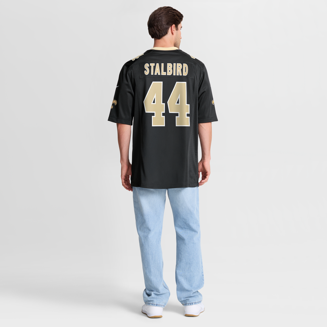 New Orleans Saints Isaiah Stalbird Nike Black Game Jersey product image 8