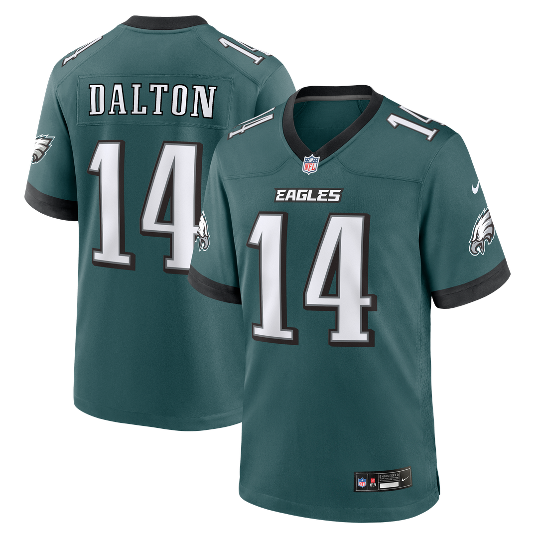 Philadelphia Eagles Andy Dalton Nike Midnight Green Game product image 1