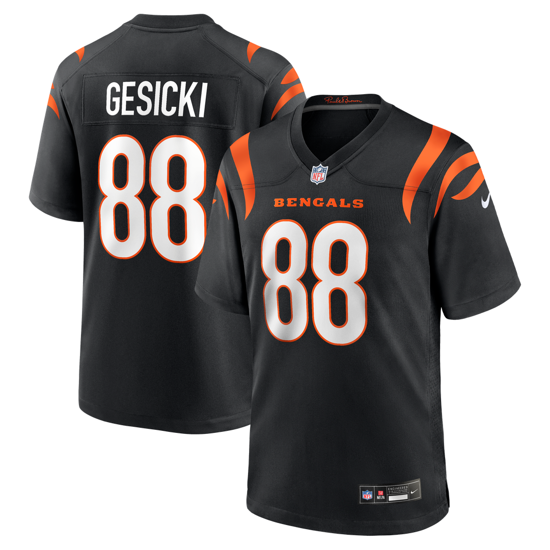 Cincinnati Bengals Mike Gesicki Nike Black Game Jersey product image 1