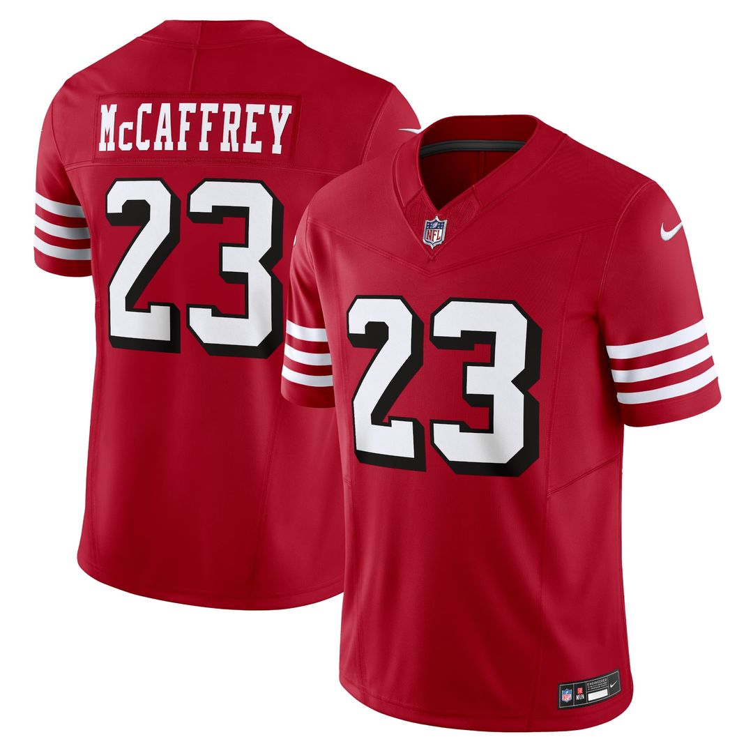 San Francisco 49ers Christian McCaffrey Nike Scarlet Vapor product image 1