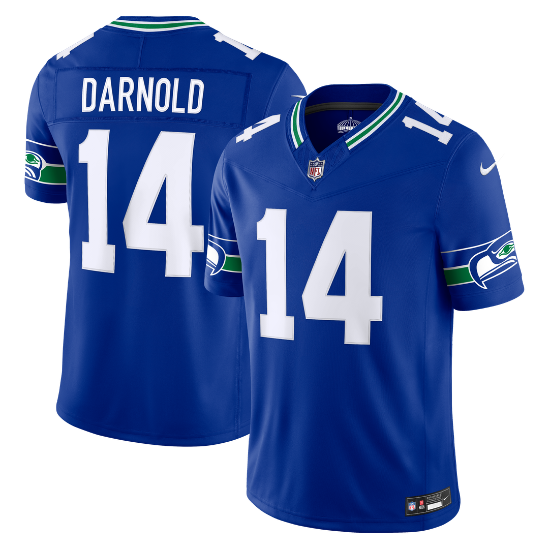 Seattle Seahawks Sam Darnold Nike College Navy Team Vapor product image 7