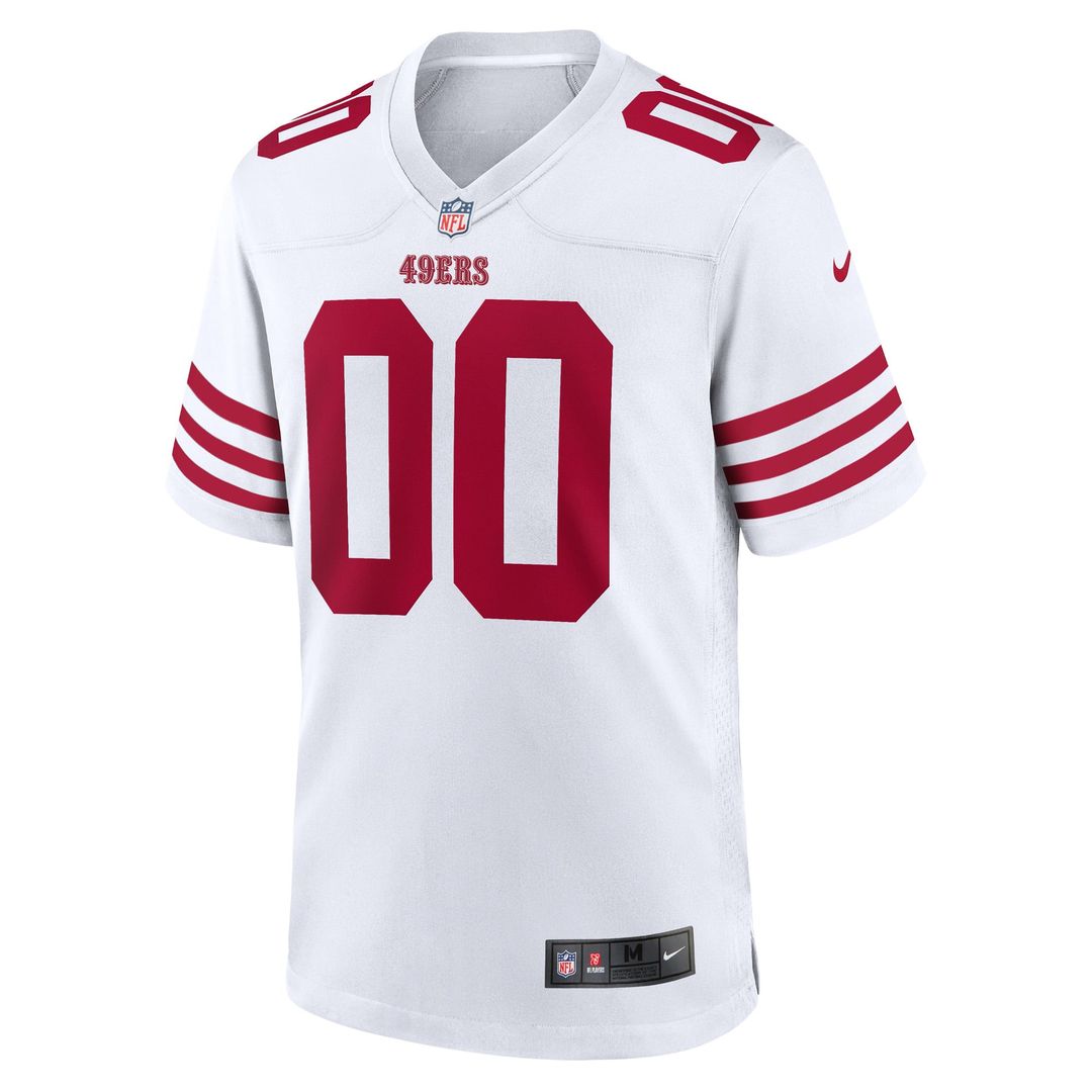 San Francisco 49ers Nike White Game Custom Player Jersey product image 5