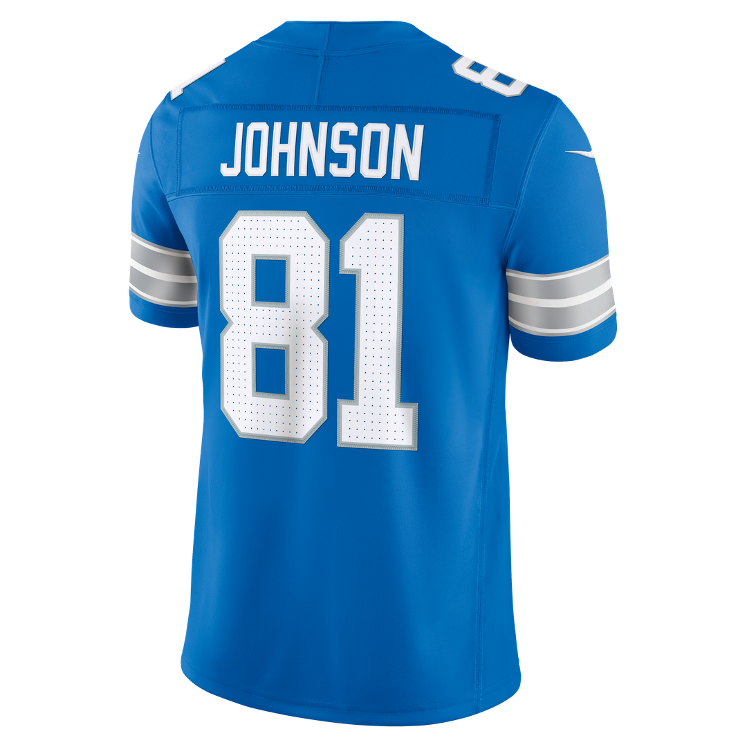 Detroit Lions Calvin Johnson Nike Blue Vapor FUSE Stitched product image 3