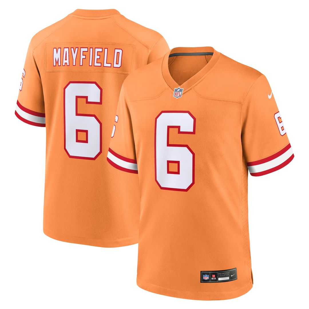 Tampa Bay Buccaneers Baker Mayfield Nike Orange Throwback product image 7